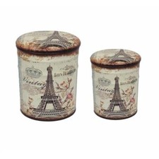 SET DI 2 POUF CONTENITORE