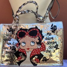 Borsa artigianale con personaggio Di Betty Boop firmata Daniela Del Forte