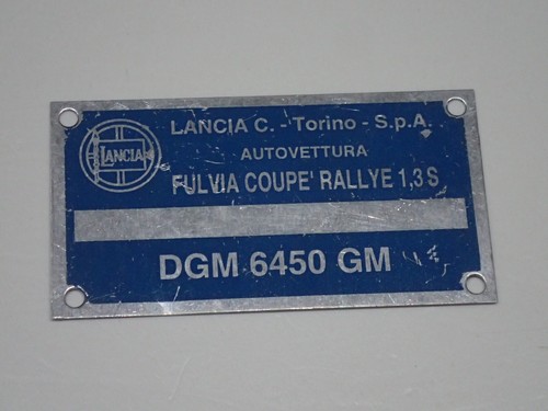 Lancia fulvia coupe - fulvia, 1.3