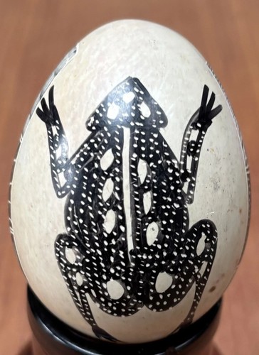 African kenya carved stone - african, egg