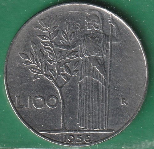 Moneta italia repubblica - moneta, 100