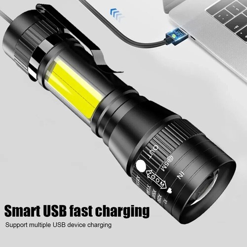 Torcia portatile con - con, led,usb
