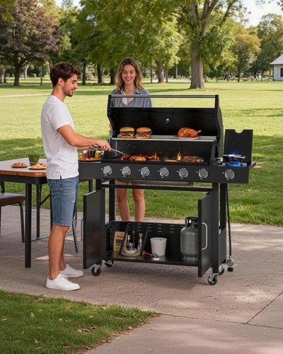 Carrello barbecue gas 60000 - carrello,