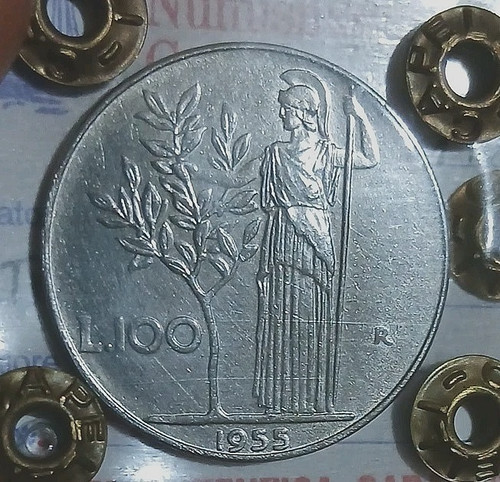 100 lire 1955 spl - 100,