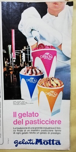 Pubblicità motta gelato - motta, 1967