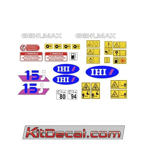 Kit adesivi stickers - kit,