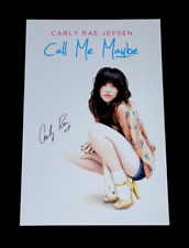 POSTER CARLY RAE JEPSEN FIRMATO 12x18 cantante pop chiamami forse autografo proof 5
