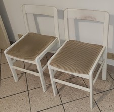 2 SEDIE IN LEGNO BIANCO SPEDIZIONE ESCLUSA!!!! LEGGI BENE TUTTA LA DESCRIZIONE