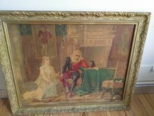 QUADRO ANTICO  CORNICE STAMPA