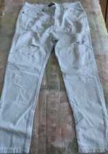 Jeans Chiaro Uomo Mod Official Clothing Culture Tg 48/50 Strappi