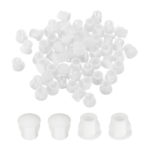Tappi plastica bianchi 100 - di,