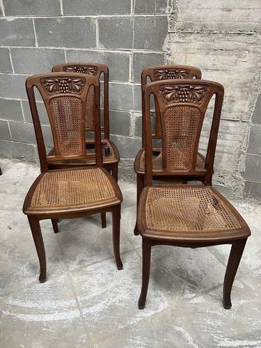 Sedie art nouveau paglia - sedie,