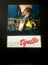 1962 ATTREZZATURA TIGULLIO CACCIA SUBACQUEA S. MARGHERITA LIGURE EPOCA PUBBLICIT