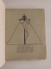 *LUCE di Walter Ottolenghi - disegni di ADOLFO WILDT - 1922 raro