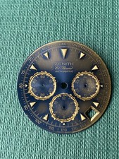 VINTAGE TROPICAL DIAL ZENITH EL PRIMERO RAINBOW