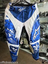 Pantaloni per cross BLU/BIANCHI tg. M 44-30