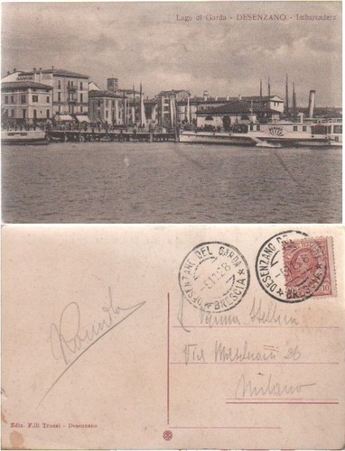 Cartolina lago garda - cartolina.,