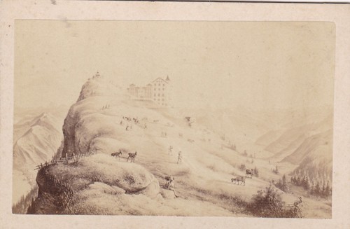 Cdv photo rigi kulm - cdv,