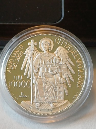 10000 lire proof argento - proof,