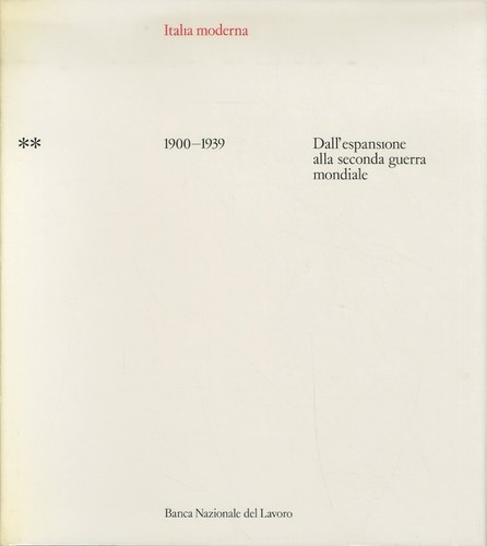 Italia moderna 1900 1939 - italia, moderna: