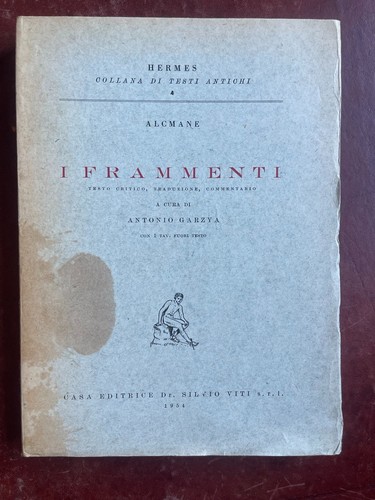 Alcmane frammenti antonio - frammenti,