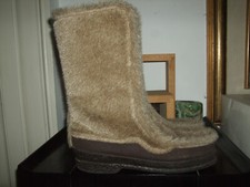 STIVALI DOPO SCI MONTAGNA NEVE FUR PELLICCIA ECOLOGICA FOCA IMBOTTITI YETI 39