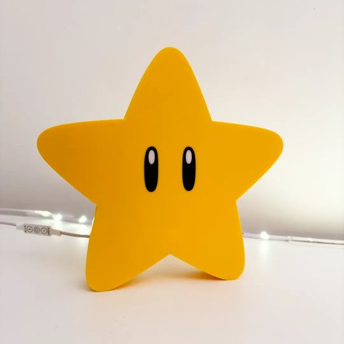 Lampada lightbox super mario - lampada,