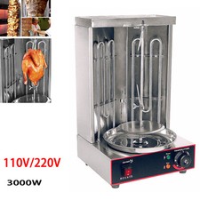 Macchina per Kebab Shawarma Elettrica Commerciale Rotante Grill per Pollo 3000W