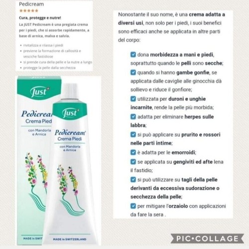Crema piedi just - piedi, 100ml