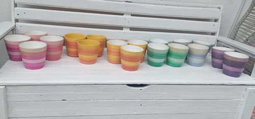 Vasi coccio colorati - vasi,