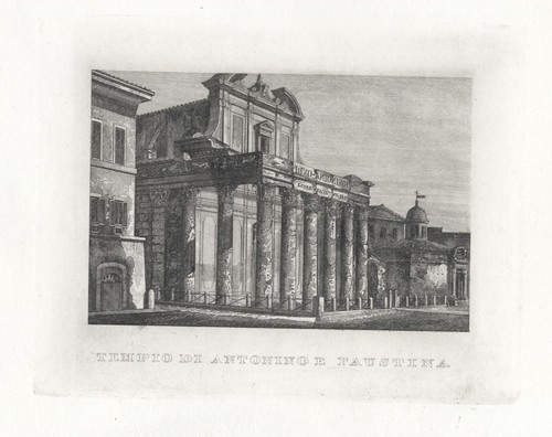 Tempio antonino faustina - tempio,