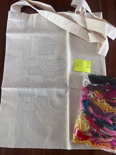 Borsa tote bag per ricamare