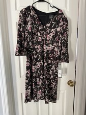 Abito corto in chiffon