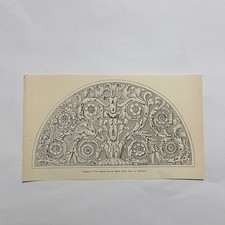 Stampa decorativa antica 1910