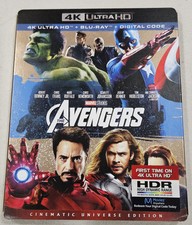 The Avengers ( 4K Ultra HD Blu-Ray ) 2012 New Sealed w/ Slipcover