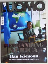 L’UOMO VOGUE 431 2012 Ban Ki-moon Jonathan Goodluck John Atta Mills Lavazza