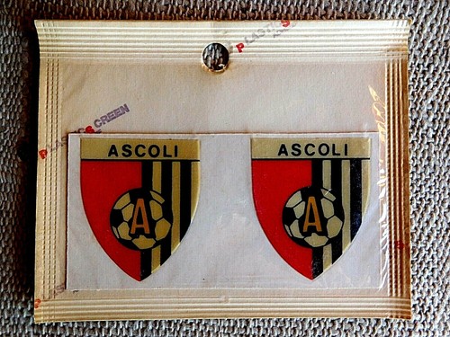 Doppio adesivo ascoli calcio - adesivo,