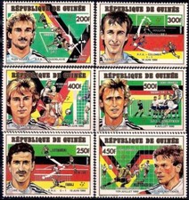 Guinea 1991 Italia Campione del Mondo di Calcio/Calcio Giochi Sportivi Giocatori MNH