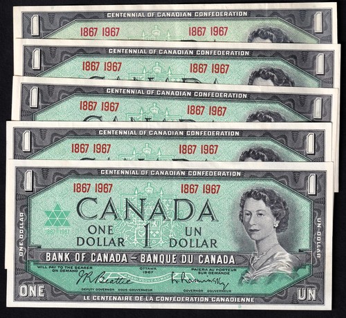 Canada 1967 one dollar - 1967, $1