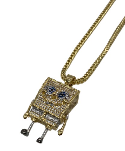 Collana king ice oro blu - oro,
