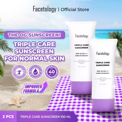 Protezione solare viso - , triple