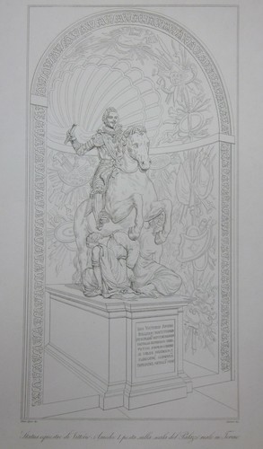 1840ca statua vittorio amedeo - 1840ca,