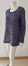 Missoni Sweater Long Jumper Knitted Glitter Vintage 90s Women Cotton Size IT44 L