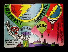 Grateful Dead Backstage Pass