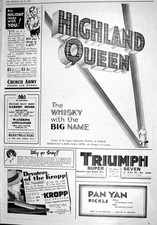 Vecchia stampa 1930 Highland