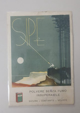 CARTOLINA SIPE POLVERE SENZA FUMO INSUPERABILE CACCIA VG SENZA FRANCOBOLLO
