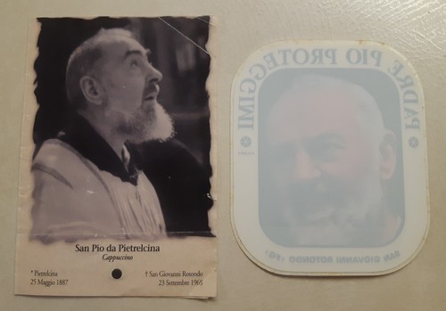 Padre pio sticker santino - padre,