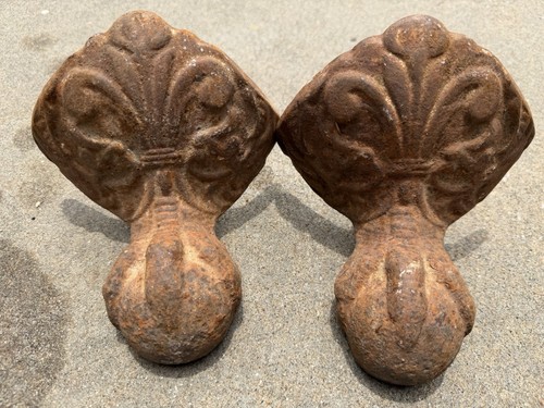 Antico piedini per - vasca, da