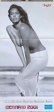 Calendario MAX 2001: MEGAN GALE Formato 32 x 64 cm - Pieghevole
