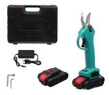 FORBICE A BATTERIA DA POTATURA +VALIGIA CESOIA 21V TAGLIO 25MM 2 BATTERIE